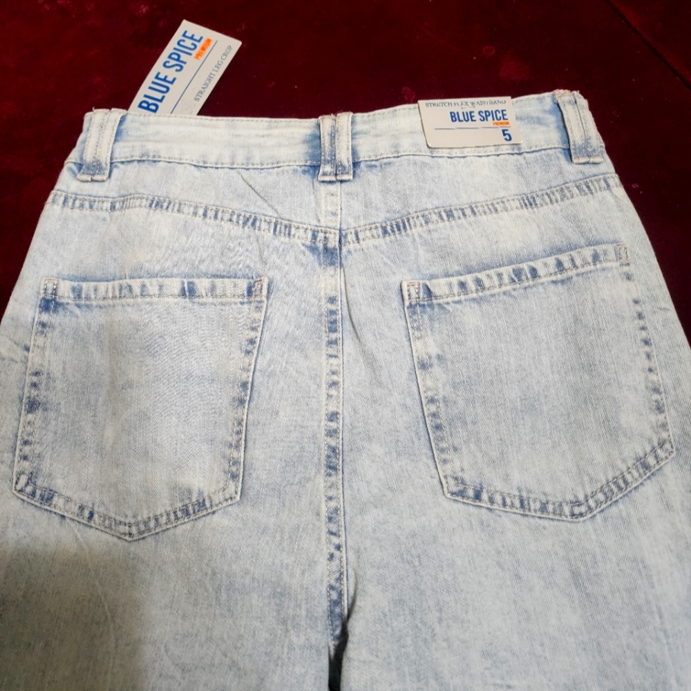 Blue Spice Premium Straight Leg Crop Jeans pants ๐ - Picture 12 of 12